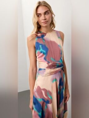 TANYA TAYLOR COOL ROSE CHRISTINE DRESS SIZE 6 MSRP $595